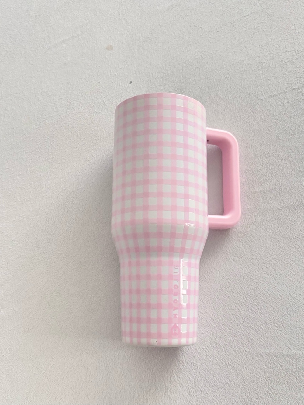 HydroJug Pink Gingham Insulated Tumbler 32oz